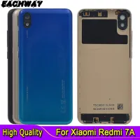 เคสอะไหล่ฝาหลังแบตเตอรี่ Xiaomi Redmi 7A พร้อมที่มีปุ่มเลนส์สำหรับ Redmi 7A ซ่อมบ้านส่วนประกอบ