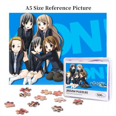 K-on (2) Wooden Jigsaw Puzzle 500 Pieces Educational Toy Painting Art Decor Decompression toys 500pcs