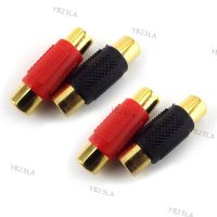 10pcs Video RCA Female to Female Connector RCA Couple Dual Female Audio Adapter Plug for CCTV AV Cable ExtendYB23TH