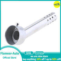 Flameer Universal Motorbike Exhaust CanกระบอกลดเสียงAngled Baffle 48Mm