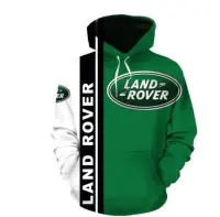 3D Mens Full  Hoodie Land Rover hoodie