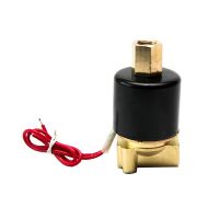 ❖❡▤ 1/4 quot; Brass Solenoid Valve Normally Open Solenoid Valve 24V 12V 220V 110V For Gas