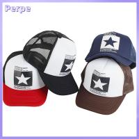 PERPE ฤดูร้อน ปรับได้ หมวกกันแดด หมวกกีฬา Trucker หมวกกอล์ฟ ตาข่ายระบายอากาศ หมวกเบสบอล