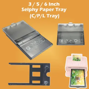 Paper Input Tray Fit for Canon Selphy CP1300 CP1200 CP1000 CP910 CP900  Photo Printer Tray 3/5/6 inch Postcard Size 3 inch Tray