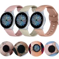 【ขายด่วน】20มิลลิเมตรสายนาฬิกาสำหรับ Samsung Galaxy Watch 3 41มิลลิเมตร/42มิลลิเมตร/ใช้งาน2/เกียร์กีฬาสายนาฬิกาข้อมือสร้อยข้อมือซิลิโคนสำหรับหัวเว่ย GT2 42มิลลิเมตรวง