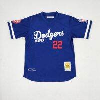 High quality olive clothing Tide brand baseball uniform Dodge short-sleeved hip-hop hip-hop hiphop T-shirt XL loose long jerseys men and women