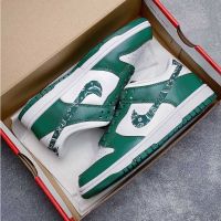 2023 6.18 Original sb duk Low cut Casual Sports Skate Shoes Sneakers For Men Women "Green Paisley"