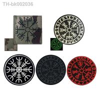 ☌﹊ Valknut Valhalla Tactical Vikings ir Patches Viking Emblem Military Badge Appliques