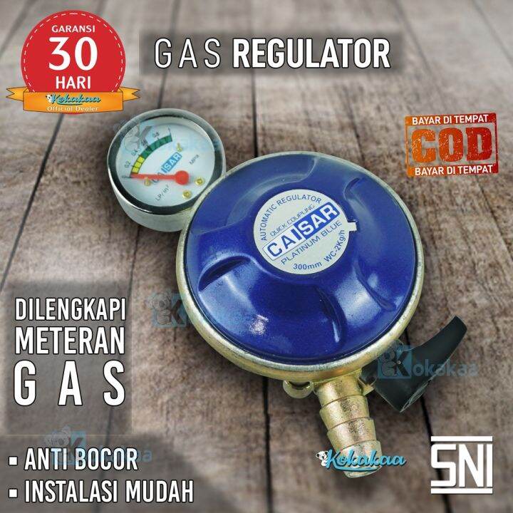 CAISAR PLATINUM BLUE Kepala Regulator Gas LPG Premium Quality Standart