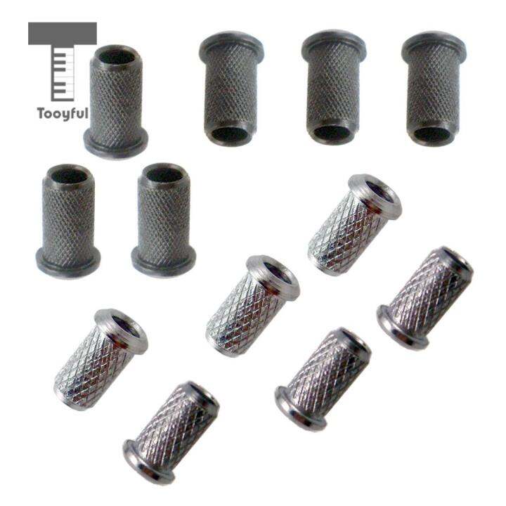 tooyful-6pcs-set-guitar-string-thru-body-ferrules-bushing-set-for-electric-guitar-parts-accessories