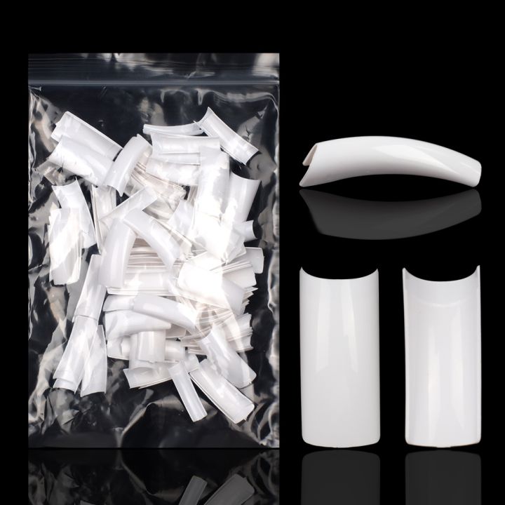 100pcs-of-affordable-square-head-false-coffin-natural-transparent-fake-nails-manicure-nails-for-extension-amp-protection-nail-art