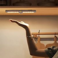 ✎ Led Human Body Induction Light Motion Sensor USB Rechargeable Dimmable Portable For Bedroom Cabinet Closet Lighting