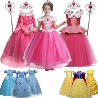 Childrens Clothing For Halloween Costumes Kid Girl Princess Cosplay Dress Drama Disguise Baby Girl Carnival Dressing Up Clothes