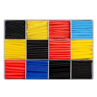 750pcs/560pcs/140pcs Heat Shrink Tube Kit  Heat Shrink Tubing  Cable Sleeve  Heat-shrinkable Sheath  Heat Shrink for Cables Cable Management