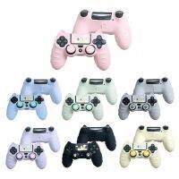 สกินสติ๊กเกอร์ซิลิโคนนิ่มรูปอุ้งเท้าแมวสำหรับ Sony Dualshock 4 DS4 PS4เพรียวบางฝาปิดแท่นยึดติดสำหรับหัวแม่มือเคสตัวควบคุม