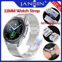 22mm Metal Strap For Samsung Galaxy Watch 3 46MM strap New Magnetic Buckle Link Bracelet Watchband samsung watch S3 46mm Smart Watch Strap