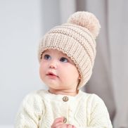 Paloa mũ len trẻ sơ sinh mũ len dày bảo vệ Tai Mùa thu ấm áp Mũ mùa đông