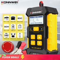 Konnwei KW510อัตโนมัติเต็มรูปแบบ12โวลต์ทดสอบแบตเตอรี่รถยนต์ชีพจรซ่อม5A ชาร์จแบตเตอรี่เปียกแห้ง agm ตะกั่ว acsid เครื่องมือซ่อมแซมรถ