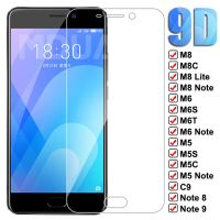 9D Tempered Glass For Meizu M8 Lite M6 M5 Note 9 8 C9 Pro Glass Screen Protector V8 X8 M8C M6S M6T M5S Safety Protective Film