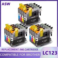 ☸▦♝ 12PK For Brother LC123 Ink Cartridge Compatible For MFC-J4510DW MFC-J4610DW Printer Ink Cartridge LC 123 MFC-J4410DW J4710DW