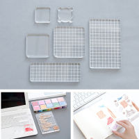 Fnr8 1PC Transparent Acrylic Clear Stamp Block Crafts DIY Stamping Tools Album Scrapbooking Handle Lightweight