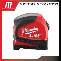 +โปรโมชั่นแรง+ Milwaukee ตลับเมตร 8m/26ft รุ่น compact Tape Measure 48-22-6626 ราคาถูก สายวัด สายวัดระยะ ตลับเมตร เทปวัด  ตลับเมตรม้วน วัดที่  เครื่องมือวัดระยะ