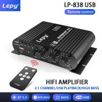 LEPY LP-838USB 2.1 Channel Amplifiers Bluetooth-Compatible Hifi Bass Support USB Lossless Music Play Digital Audio Amplificadors