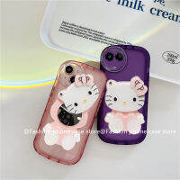 เคสโทรศัพท์ Realme 11 4G Realme11 5G Phone Case เคส Realme C51 NFC เคสใสสี Hellokitty ป้องกันเลนส์2023อ่อน