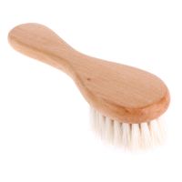 ❏❏ Baby Natural Wooden Boys Girls Soft Wool Hair Brush Head Comb Infant Head Massager Portable Bath Brush Comb For Kids