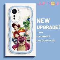 Jjlingji เคสสำหรับ Vivo Y16 Y35 5G Y56 5G เคสโทรศัพท์ลายขอบซิลิโคนเหลวแบบนิ่มดั้งเดิมการ์ตูนทอยสตอรี่กรอบคลุมทั้งหมดเลนส์เคสตัวปกป้องกล้องถ่ายรูปเคสด้านหลังเคสนิ่ม