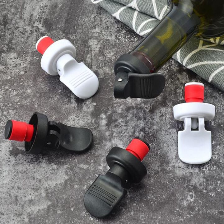 new-arrival-liuaihong-เครื่องซีลขวดรักษาความสดใหม่สูญญากาศโซดาเบียร์ไวน์2ชิ้นแบบปั๊มความสดไวน์แดงอุปกรณ์รักษาความสดใหม่