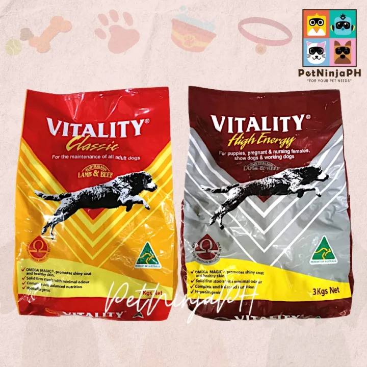 Vitality Dog Food for Adult and Puppies Original Packaging 3 kg Lazada PH