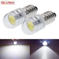 2PCS LED Torch Lights Bulb  6V DC 2 Watt 2W E10 1447 Screw Mini Led Bulbs 6000K White Replacement Flashlight Bulb Work Lamp Bulbs  LEDs  HIDs