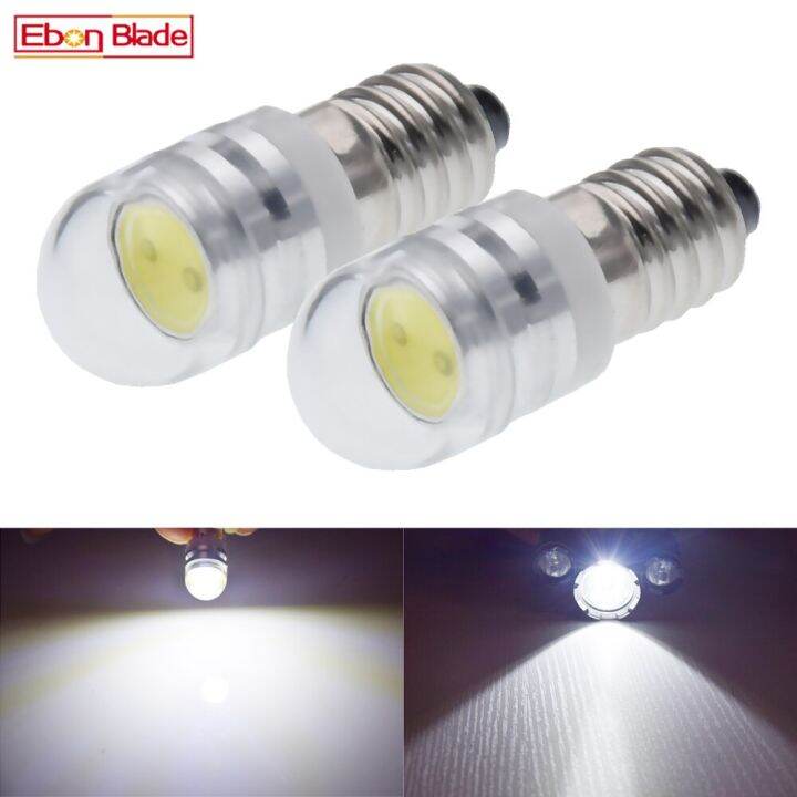 โคมไฟ2ไฟฉาย-led-6v-dc-2วัตต์2วัตต์-e10-1447สกรูโคมไฟ-led-6000k-โคมไฟเปลี่ยนไฟฉายสีขาวโคมไฟทำงาน