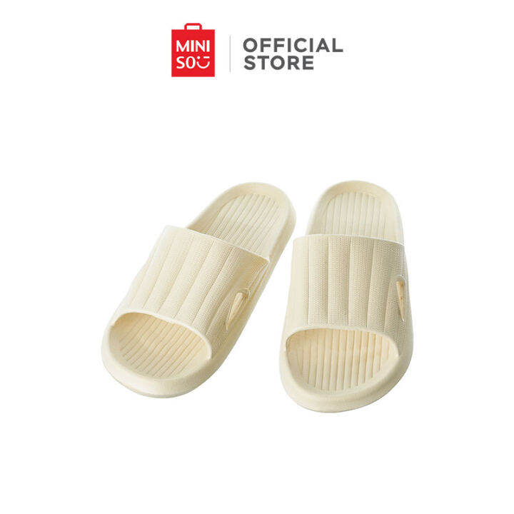 MINISO Convenient Lightweight Bath Slippers (Yellow) Lazada PH