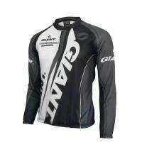 [BK]giant cycling wear quick-drying riding/bicycle jersey long sleeves with back pocket for men