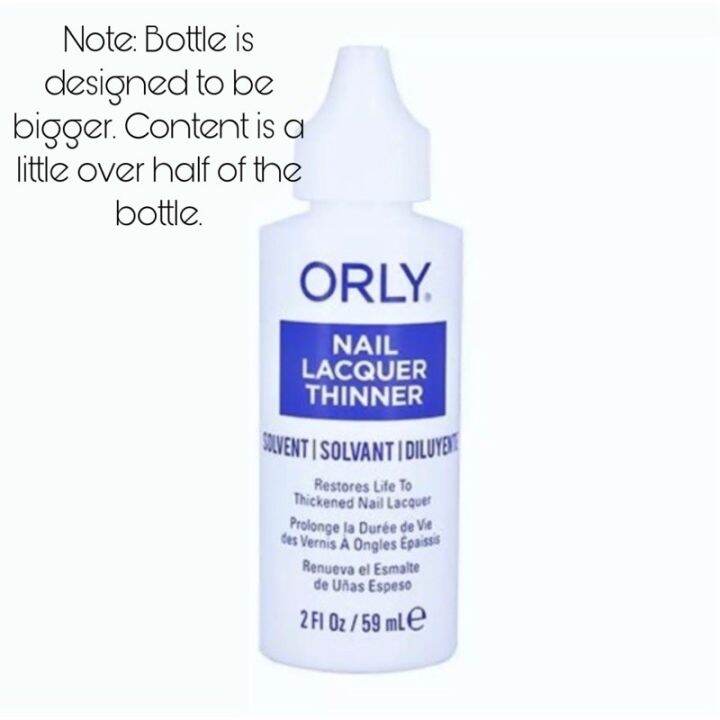 Authentic Orly Polish Thinner 59ml Lazada PH
