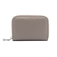 Vintage Genuine Leather Cowhide Rfid Card Holder Women Men Wallet For Credit Card Business Card Holders Organizer Purse Bag