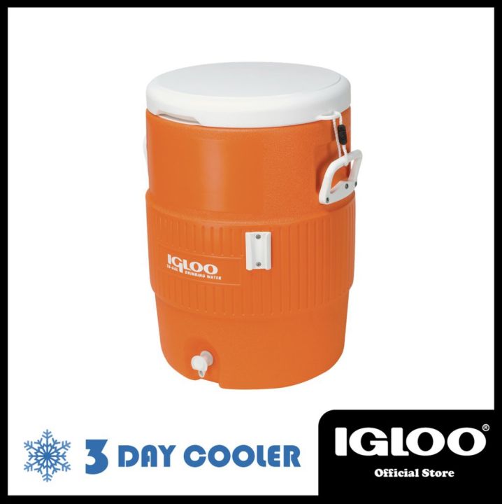 Igloo 5-Gallon Heavy-Duty Beverage Cooler, Orange