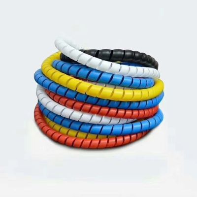 2meters 12mm Line Organizer Pipe Protection Flexible Spiral Wrap Winding Cable Wire Protector Cable Sleeve Cover Tube