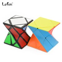 LeFun Twisty Skewb Magic Cube 3x3 Torsional Professional Speed Puzzle Magico cubo Twisted Brain Teaser Educational Toys For Kids Brain Teasers