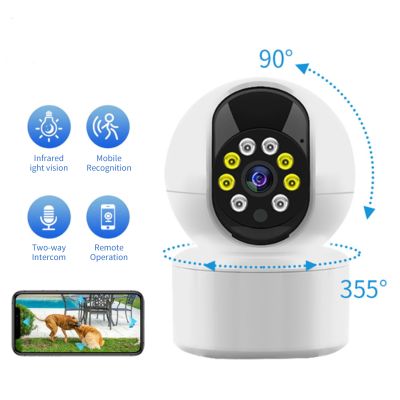 HD panoramic Wifi Camera 1080p Remote monitoing Night vision motion detection security monitoring IP Smart home baby Camera