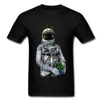 Cactus Tshirt Men Astronaut T Shirt Tshirt Geek Black Tees Cotton Clothes Coming