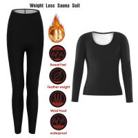 2022 New Long Johns Thermal Underwear Sets Women Warmer Sweat Sauna Plus Size Underwear Thermo Suit Female Winter Shapewear Set