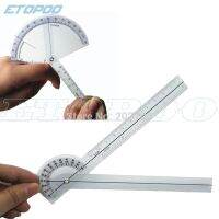 Fingder Goniometer 1ชุด + โกนิโอมิเตอร์17ซม. ไม้โปรพลาสติกไม้ฉาก180องศาไม้บรรทัดวัดนิ้วไม้บรรทัดอยู่ตรงกลางข้อเสนอพิเศษ