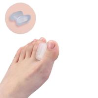 【CW】☃  1Pair Thumb Valgus Protector Silicone Foot Toe Separator Bunion Adjuster Hallux Corrector Pedicure Feet