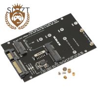 【YF】 New 2 NGFF MSATA SSD To SATA 3.0 Adapter In 1 Converter Card For PC Laptop