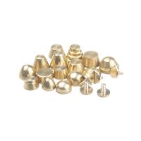 【CW】 10Set Screw Back Rivets Studs Metal Stud for Garment Leather Suitcase Botton Feet Decoration Parts