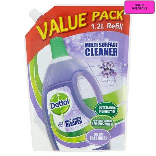 Dettol Lavender Multi Surface Cleaner Refill 1.2L Lazada