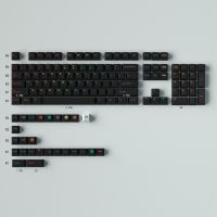 Gmk คีย์บอร์ดสีรุ้ง130ปุ่ม,รูปร่างเชอร์รี่ PBT ห้าด้านพร้อม2U เปลี่ยน1.75U สำหรับสวิตช์ MX เชอร์รี่คีย์บอร์ดแบบกลไก Keychron/RK61/GK61/Anne Pro 2